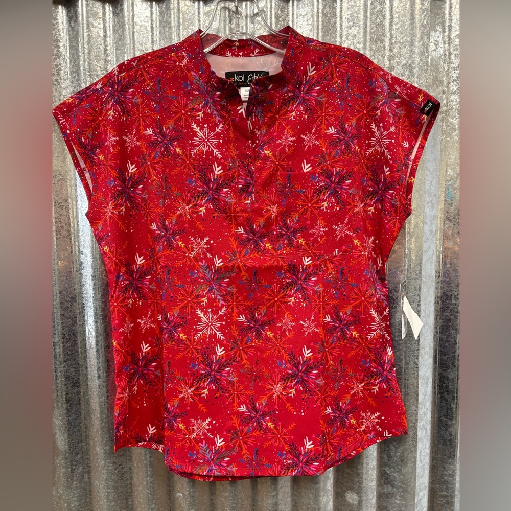 Koi/Women's Print Top/XS
